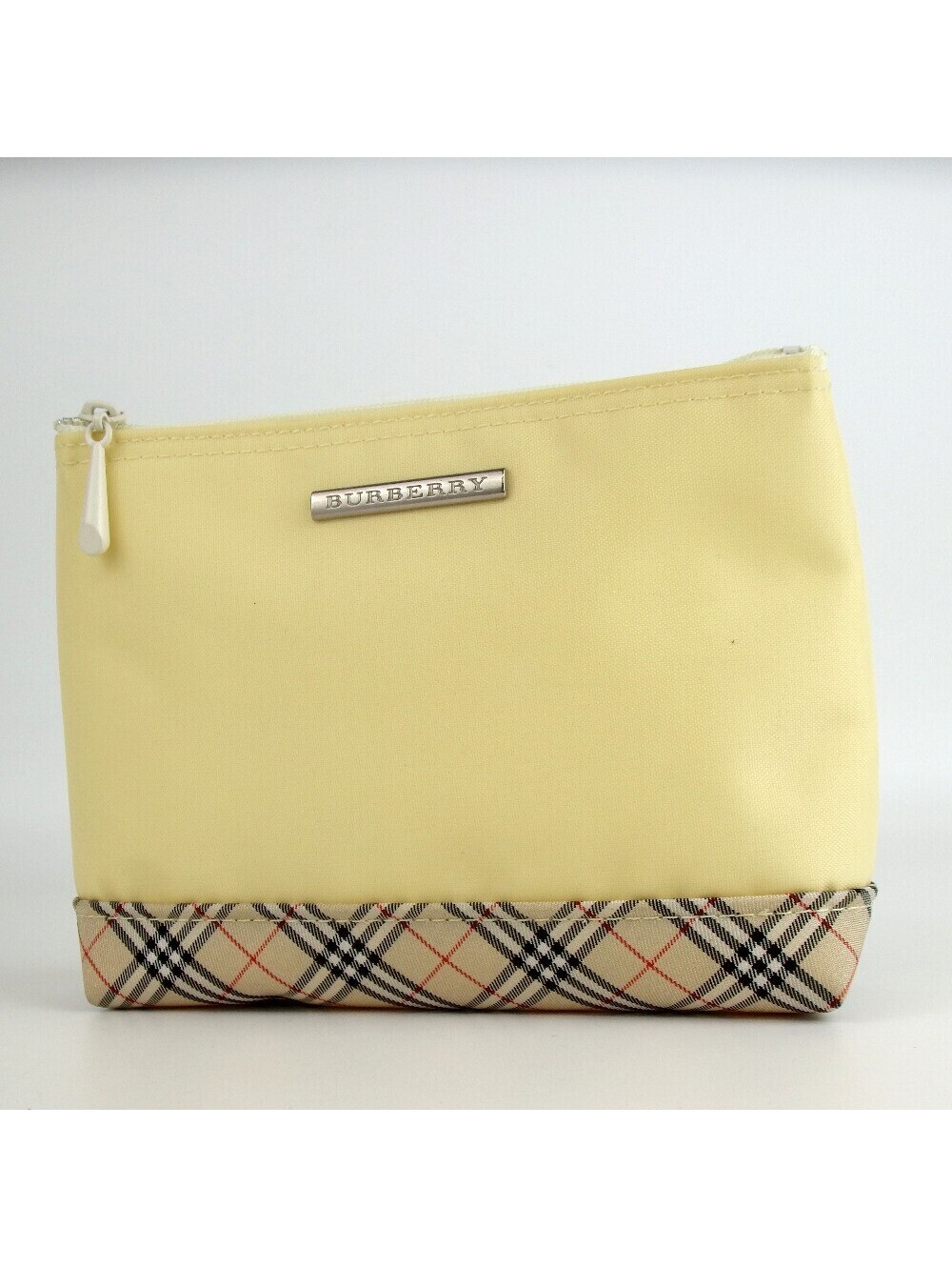 Authentic BURBERRY nova check pouch nylon[Used]
